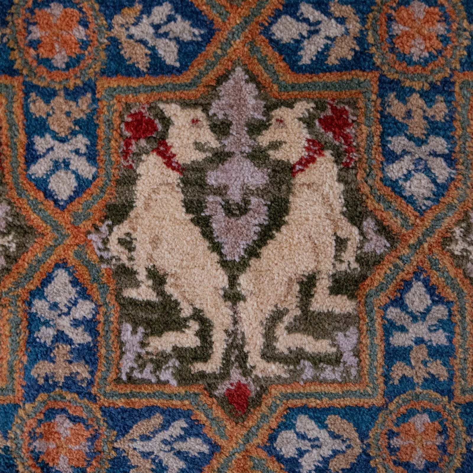 Mythical Animals Field – Spanish Hand Knotted Wool Rug   370 Cm X 252 Cm photo 5598.0