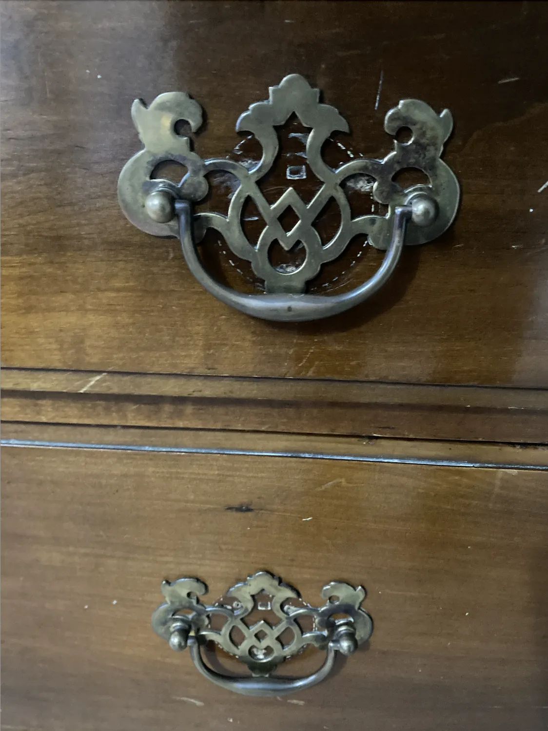 4 Drawer Chest Of Draws Of Indeterminable Age But Certainly A 20th Century Georgian Style Reproduction Most Likely Between The 1920s And 1950s. photo furniture