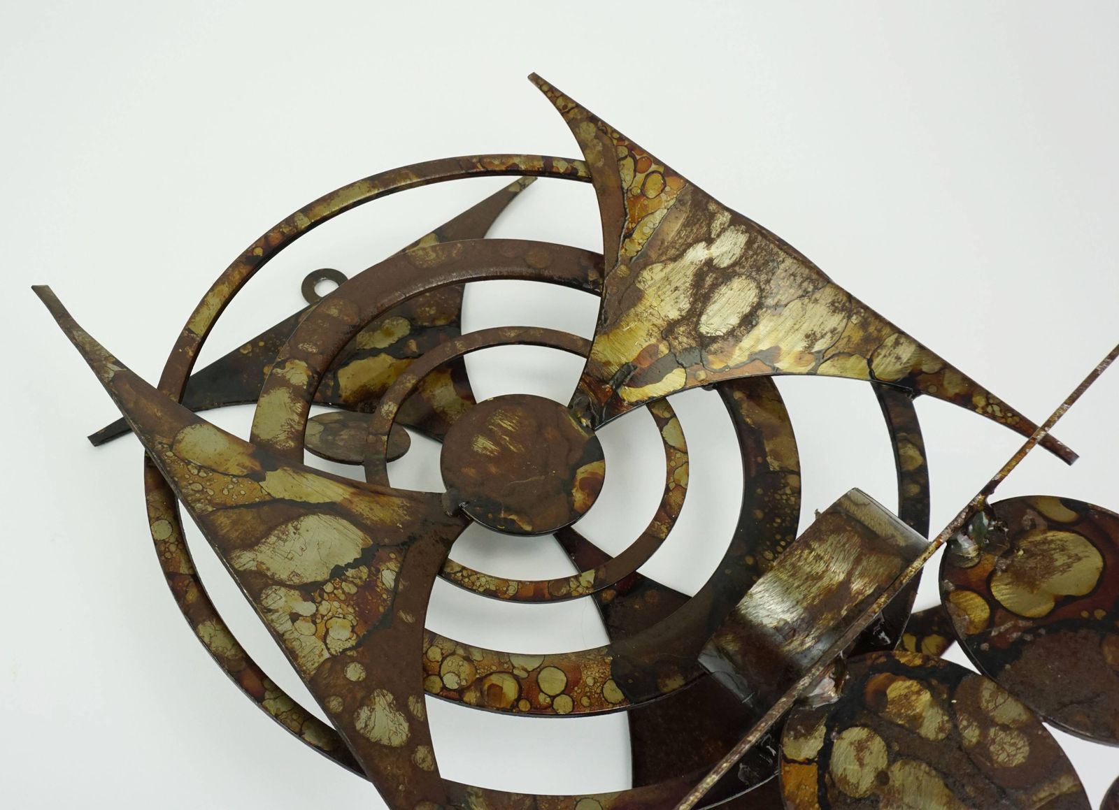 Henrik Horst Denmark Brutalist Style Iron Wall Candle Holder photo 253.0