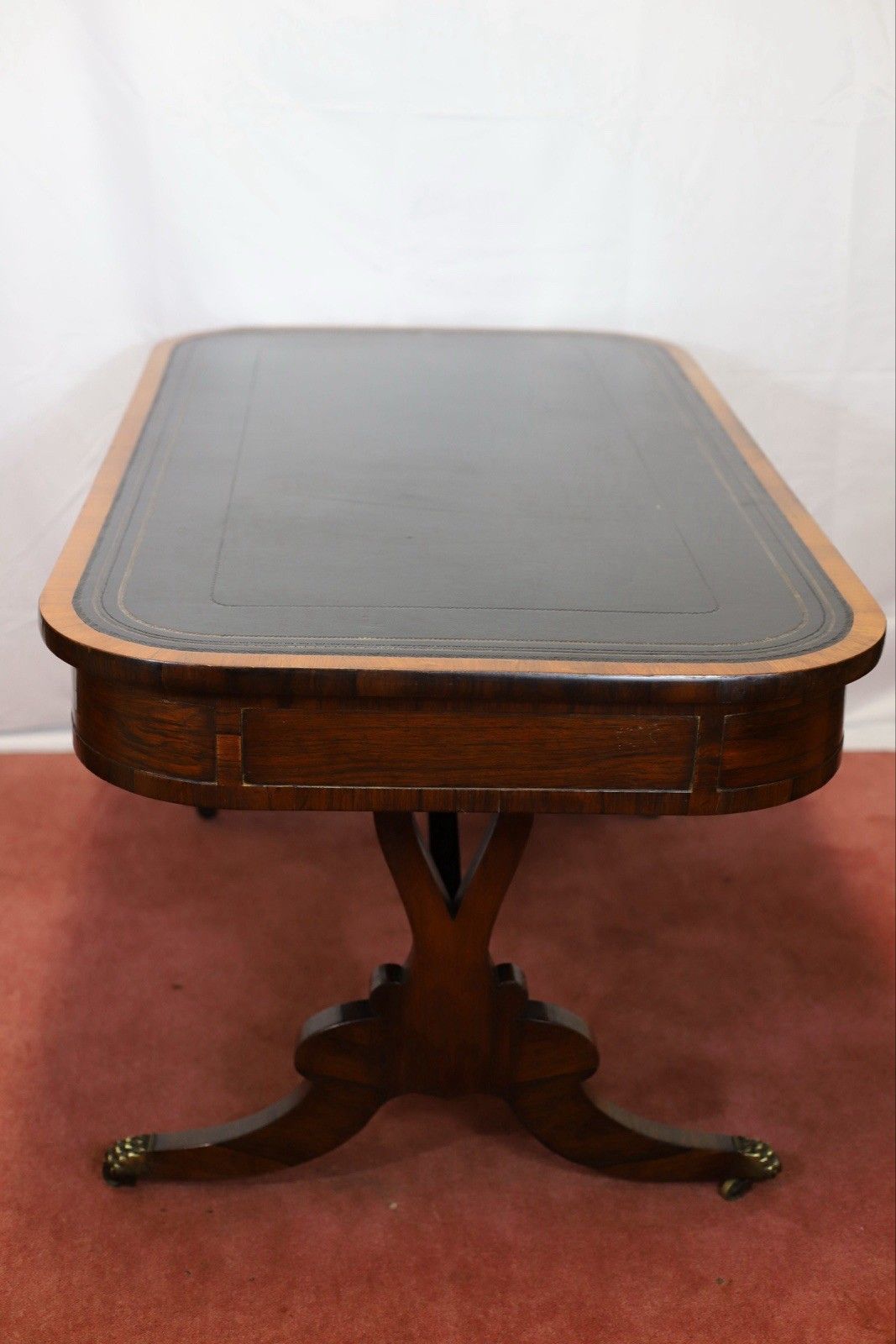 photo furniture Beautiful Regency Rosewood Library Table