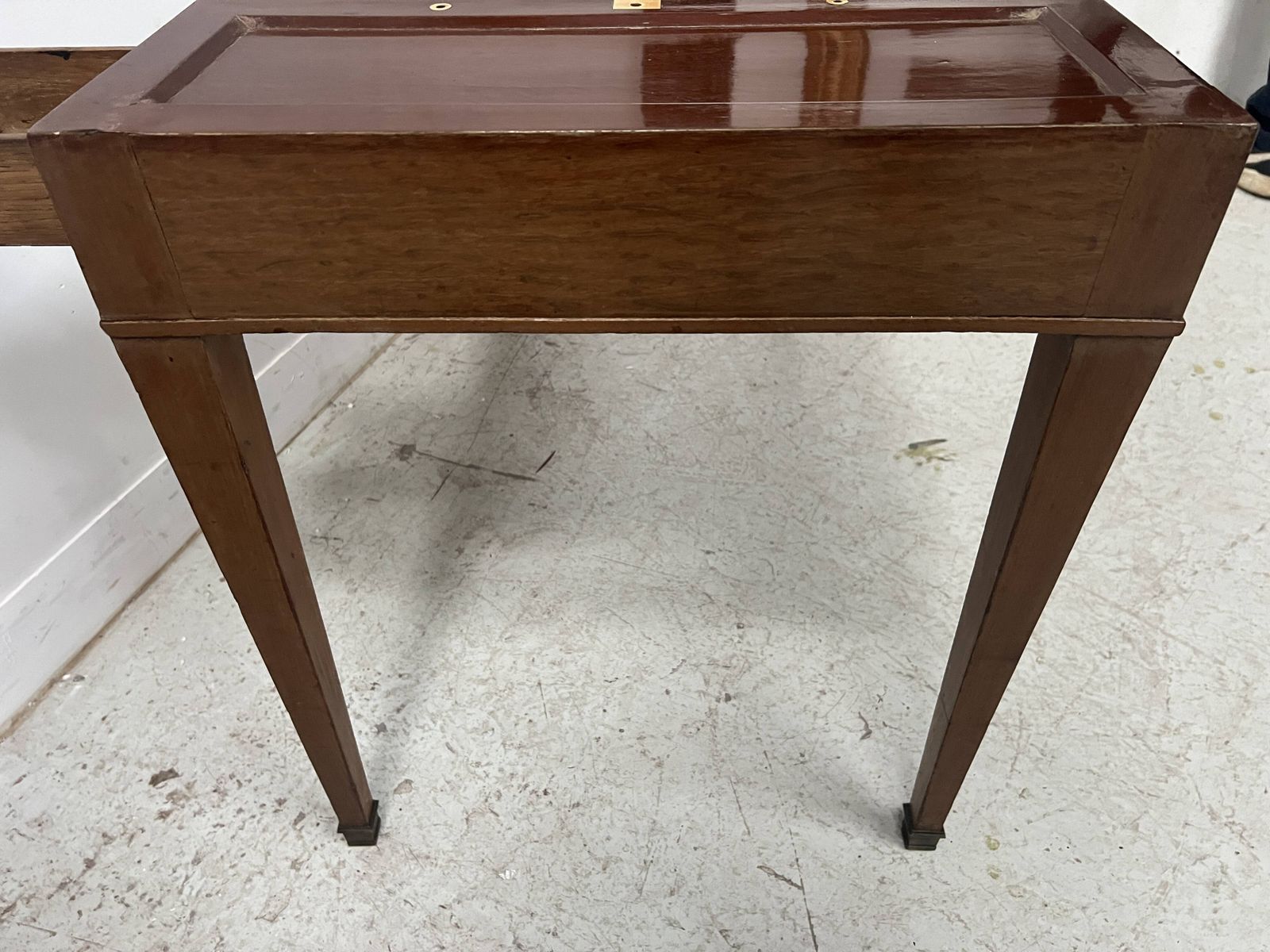 Louis XVI Period "Tric Trac" Gaming Table In 18th Century Mahogany. photo for sale