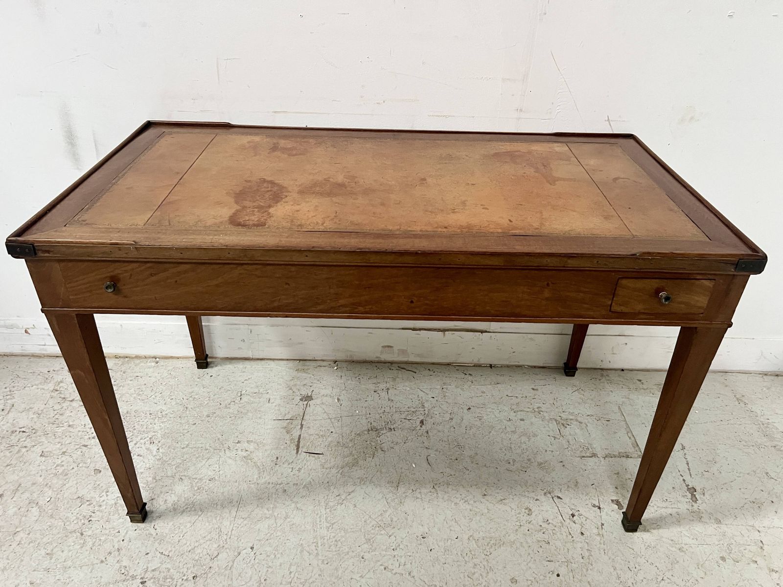 Louis XVI Period "Tric Trac" Gaming Table In 18th Century Mahogany. photo 1734.0