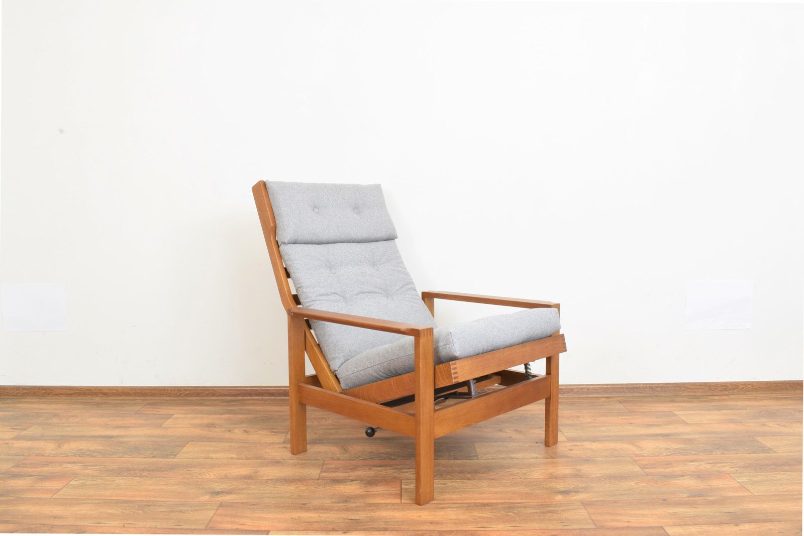 Mid Century Danish Oak Armchair By Leif Alring For Madsen & Schubell, 1960s. photo for sale