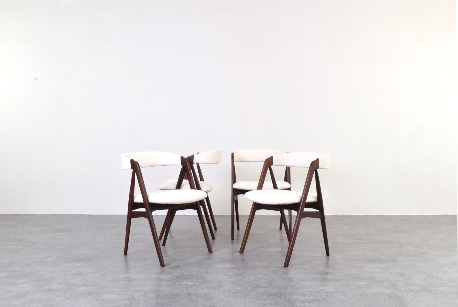 Mid Century Danish Teak Dining Chairs By Th. Harlev For Farstrup, 1960s, Set Of 4. photo furniture