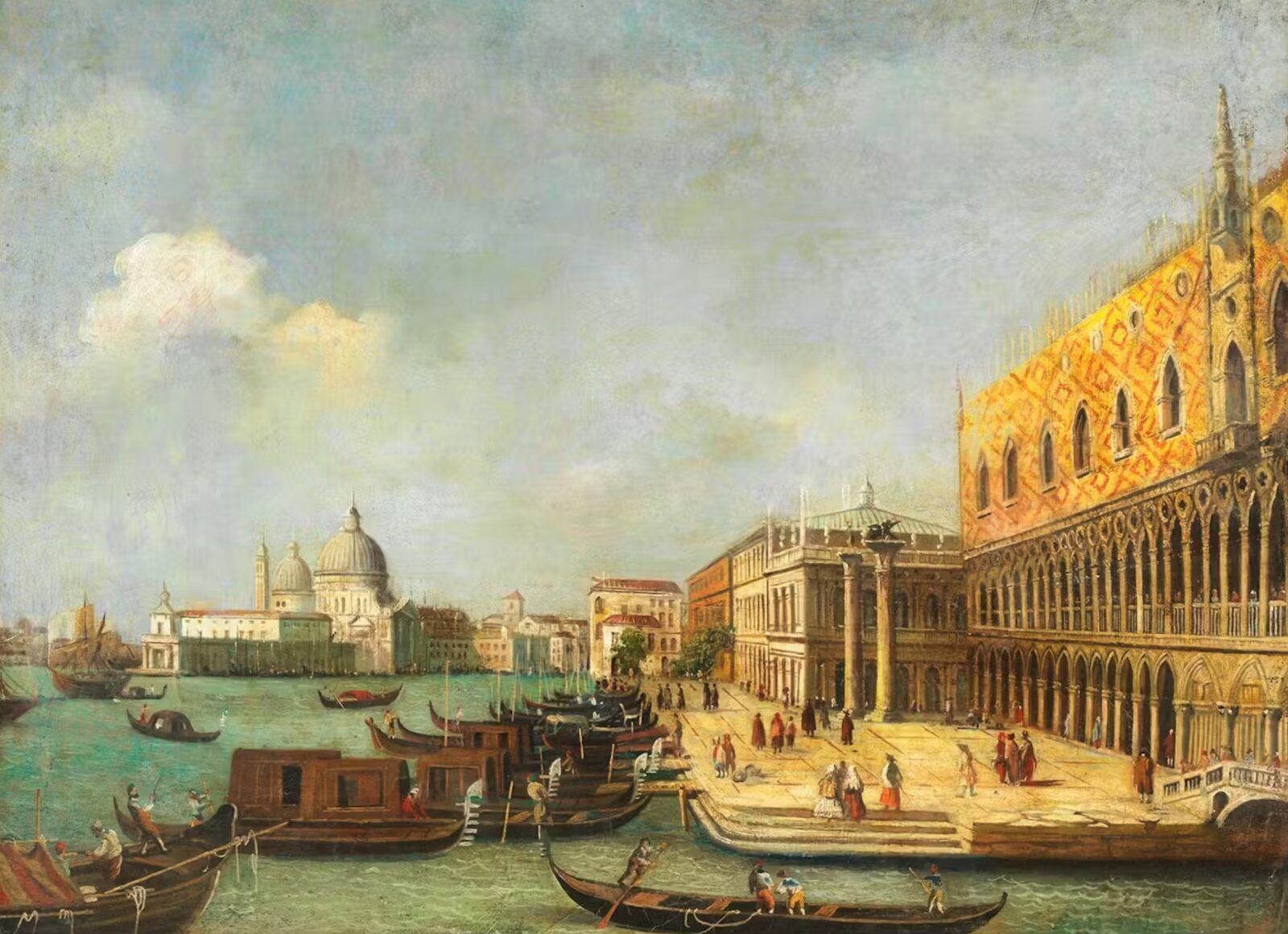 Follower Of Canaletto, View Of Venice – 19th Century photo furniture
