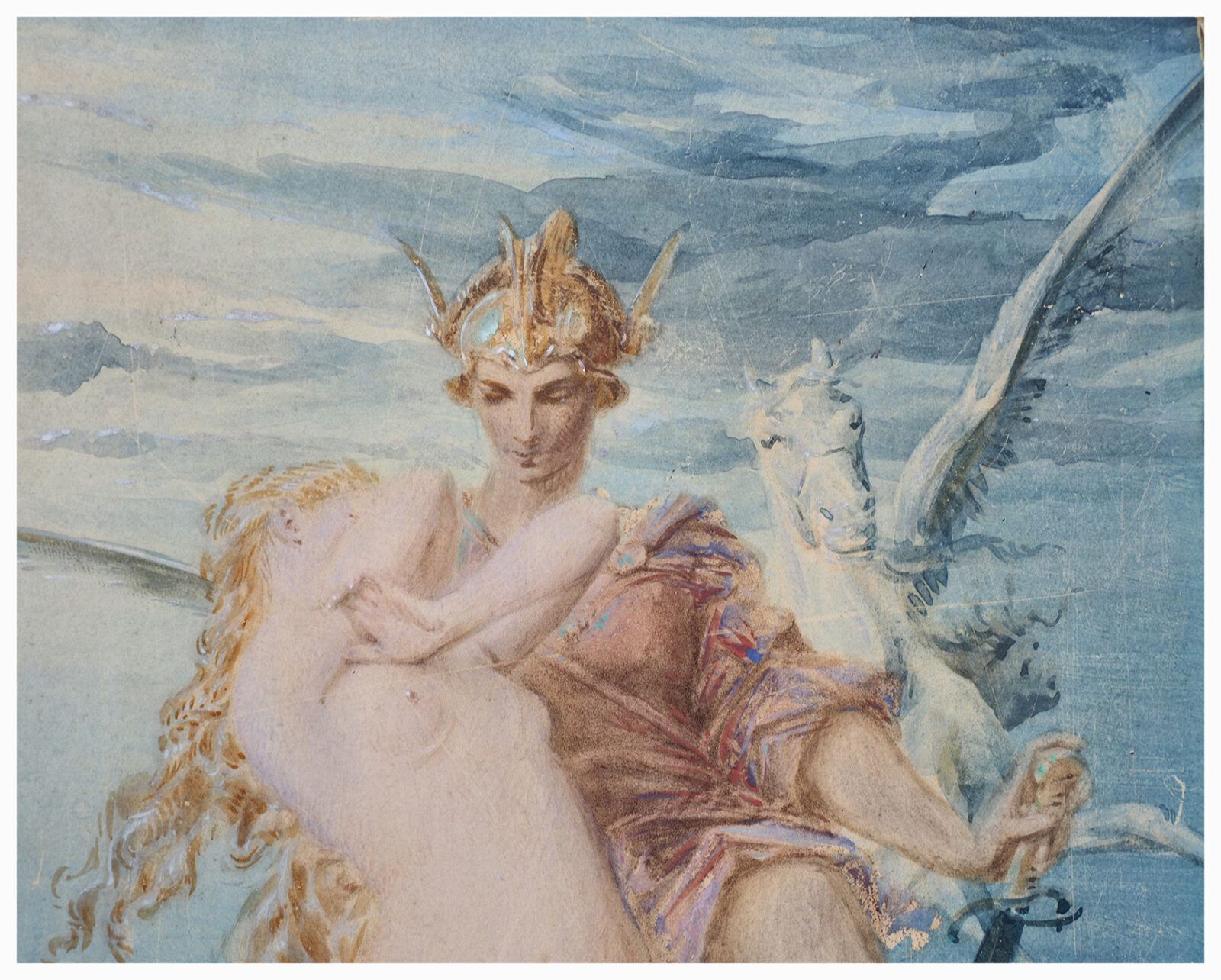 Charles édouard De Beaumont, Perseus And Andromeda – 19th Century photo Art