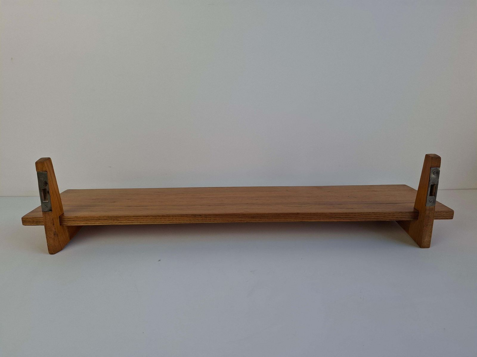 photo furniture Midcentury Czechoslovak Wooden Wall Shelf, 1960s