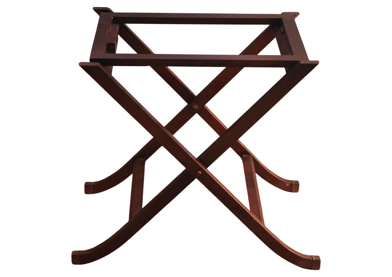 1610.0 Bevan Funnell English Military Campaign Design Butlers Tray With Folding X Frame Stand photo