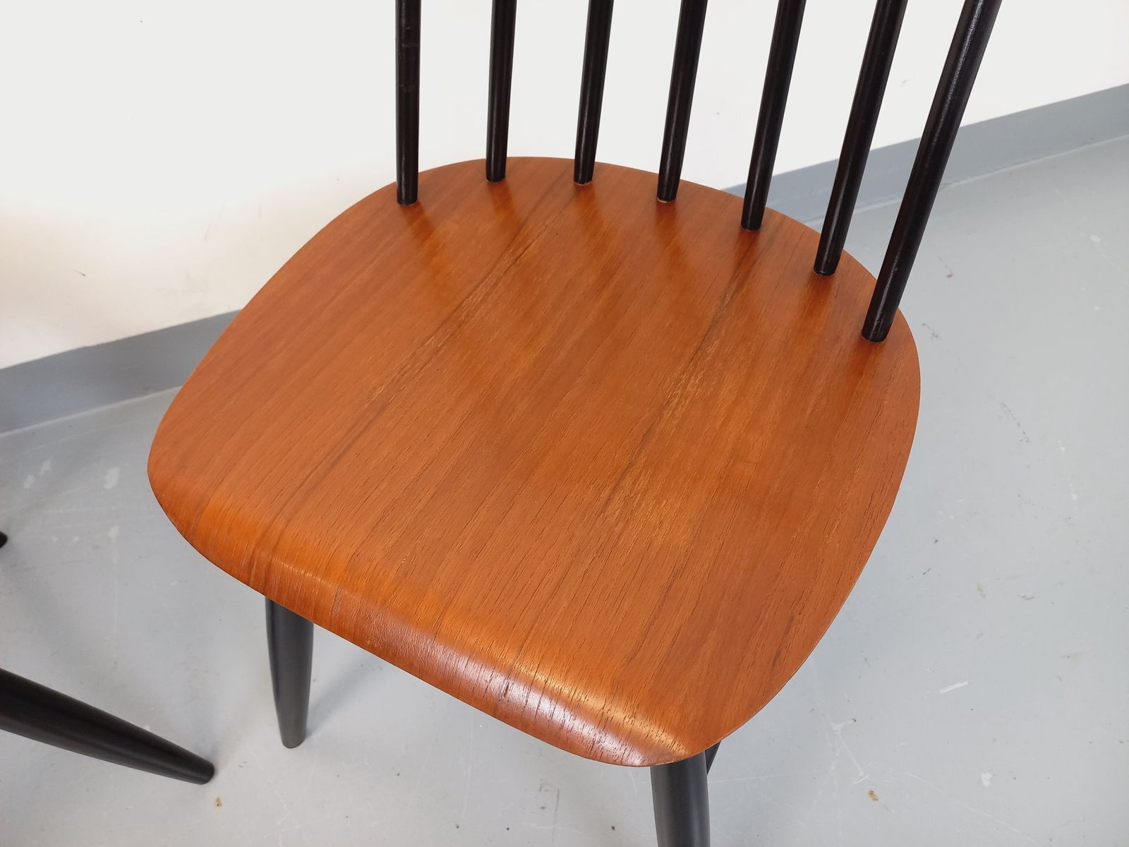 2 Fanett Scandinavian Chairs By Ilmari Tapiovaara In Teak photo vinterior