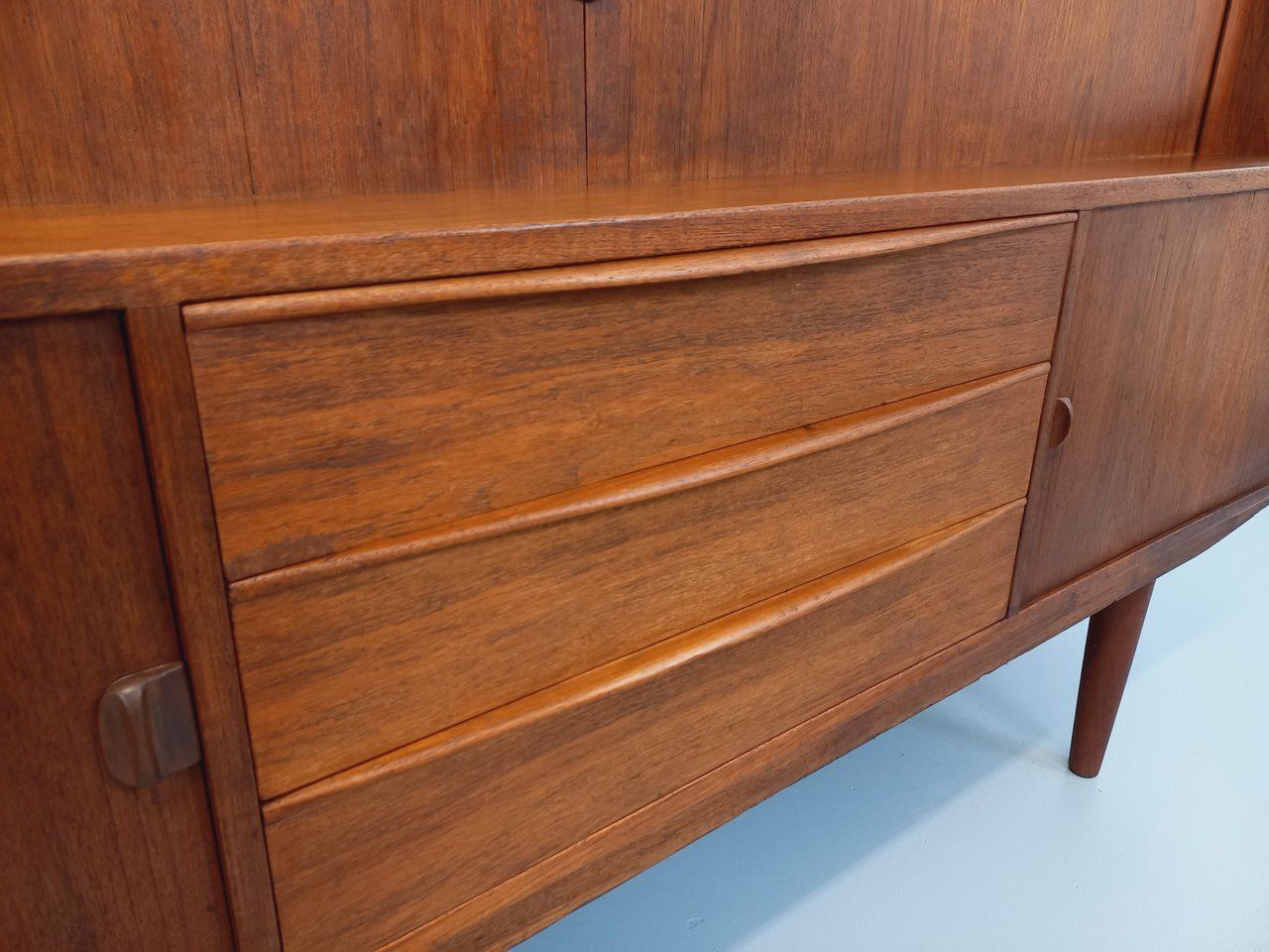Scandinavian Mid Height Sideboard Ib Kofod Larsen In Teak photo buy