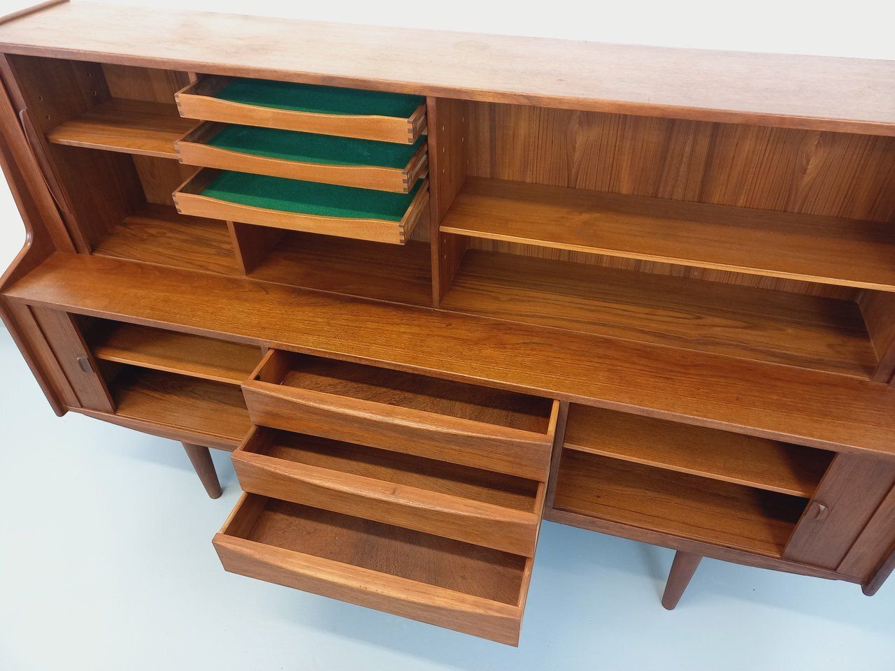 photo buy Scandinavian Mid Height Sideboard Ib Kofod Larsen In Teak