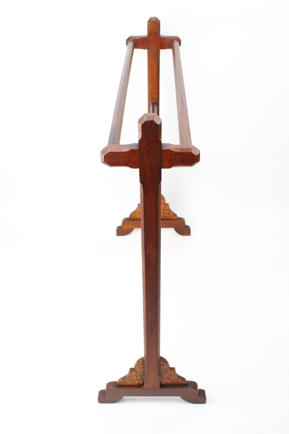 Victorian Gothic Revival Walnut Towel Rail photo for sale