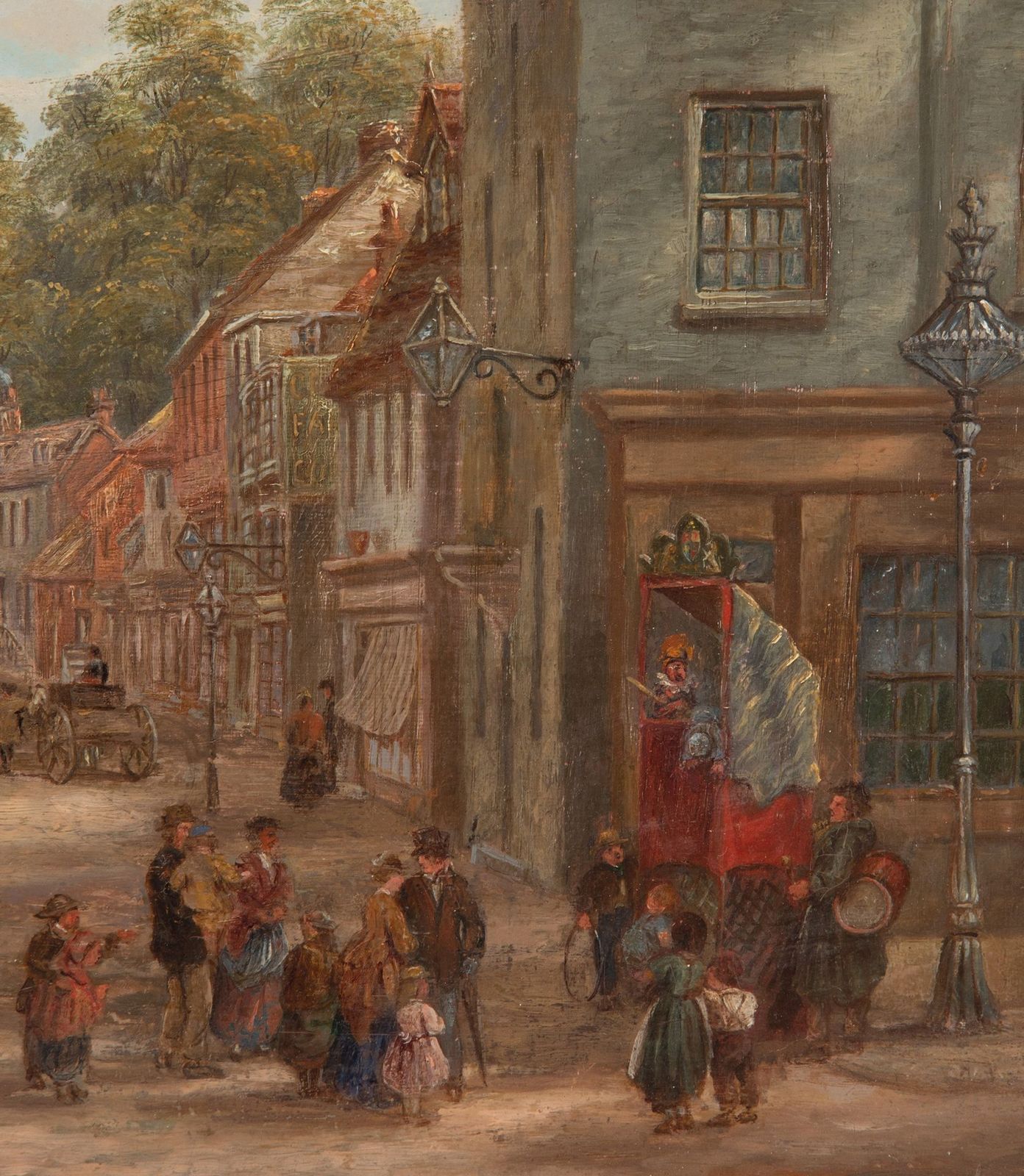 19th Century Oil On Canvas Of Reigate, Surrey photo buy