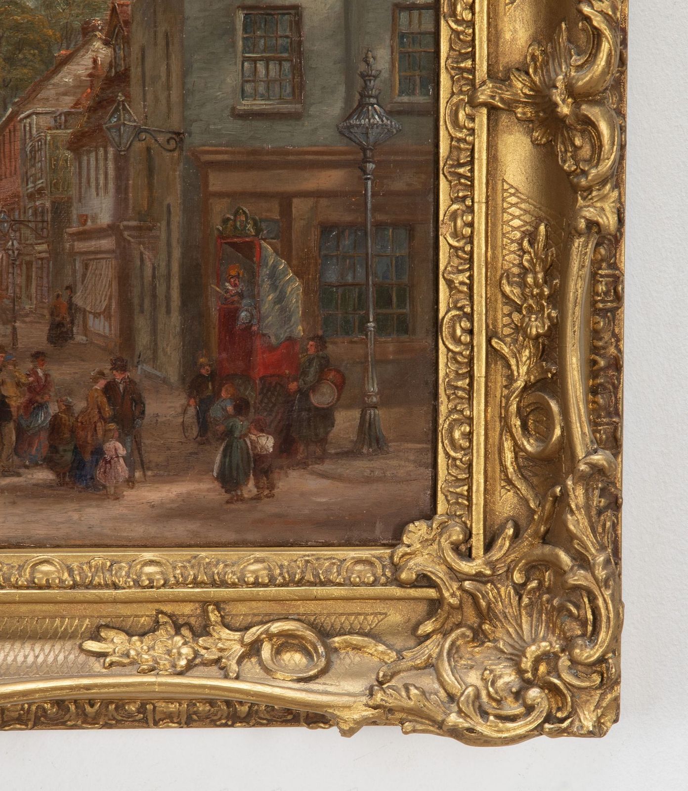 Art 19th Century Oil On Canvas Of Reigate, Surrey photo