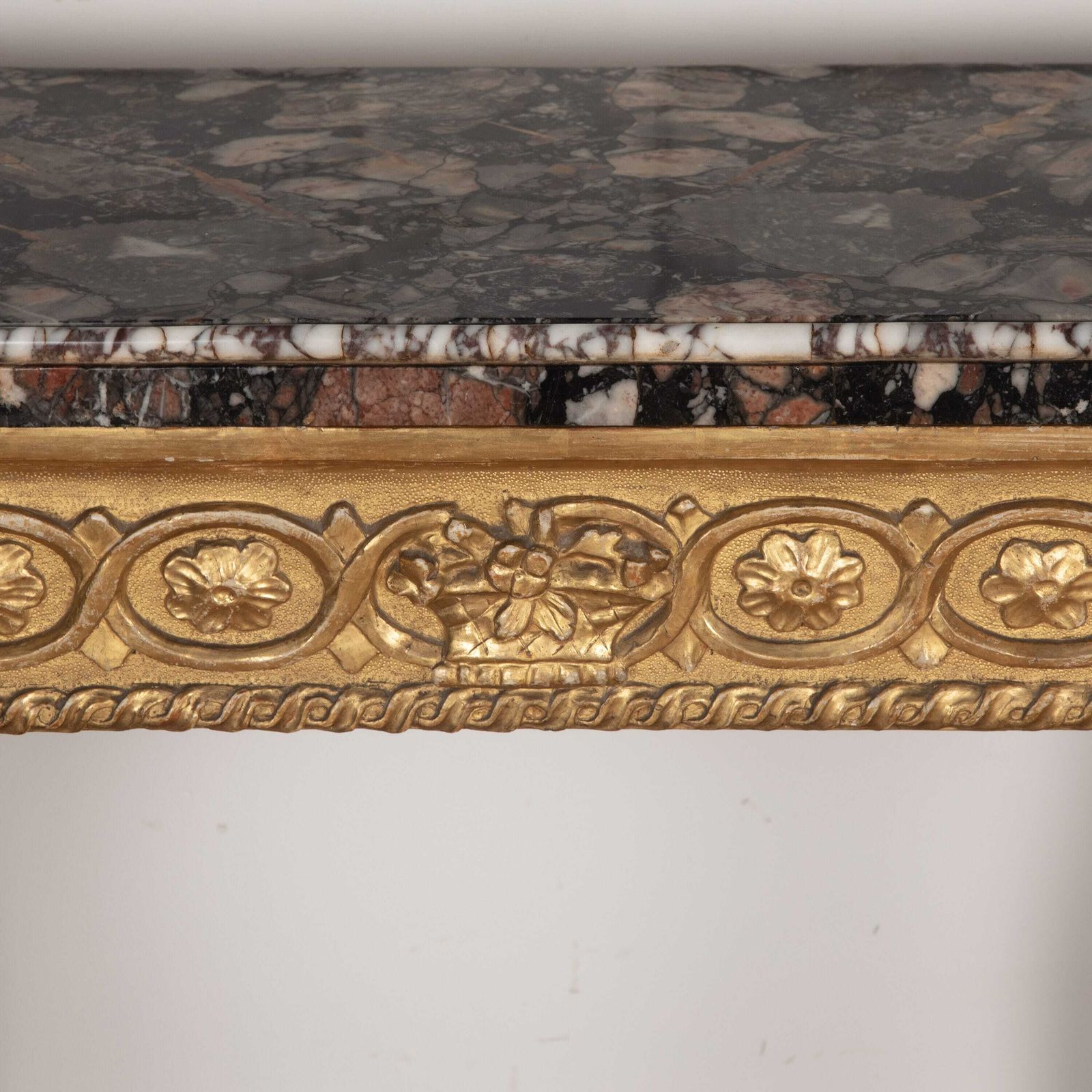 C18th Giltwood & Marble Top Pier Table photo for sale