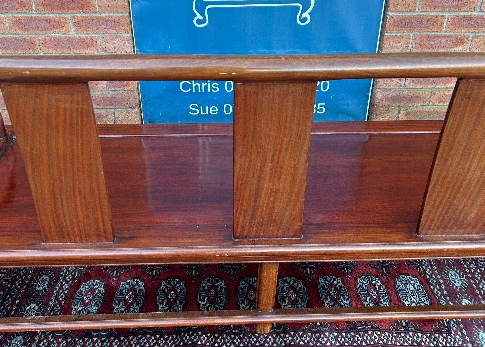 Quality Ming Style Chinese Oriental Rosewood Settle Seat Daybed Bench photo 125.0