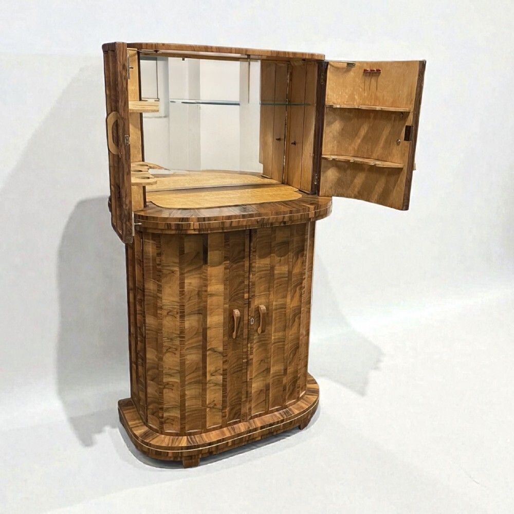 Furniture Art Deco Cocktail Cabinet photo