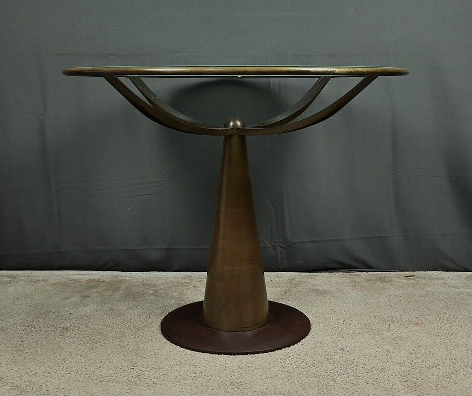 Furniture Astrolabio Table By Oscar Tusquets, Aleph Collection, Driade Edition – 1988 photo