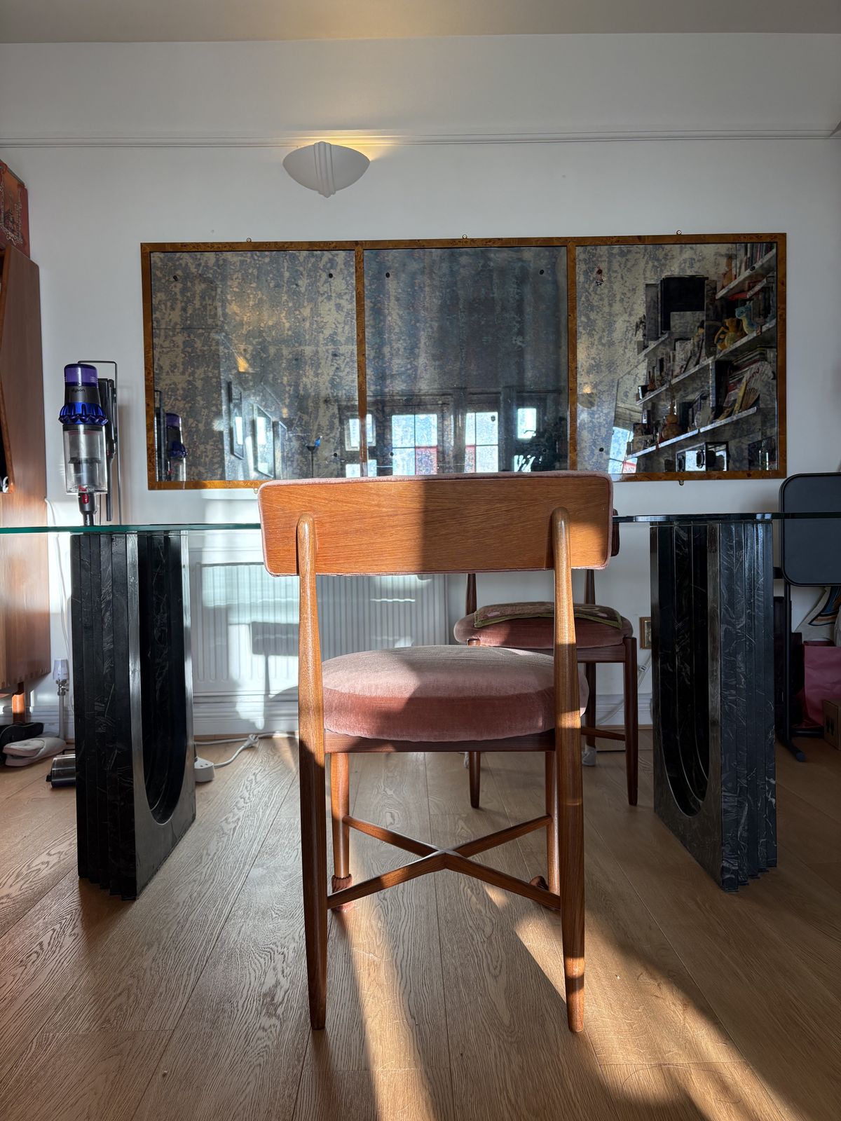 Marble And Glass Dining Table Attributed To Carlo Scarpa   In Need Of Cosmetic Repair   Please See Images photo furniture
