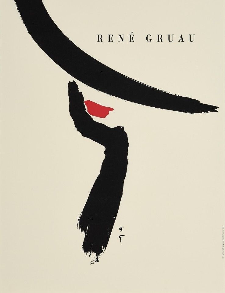 René Gruau, 1990s   Untitled (Fashion)   Original Affiche C.A. Cm 99,5 X 69 photo furniture
