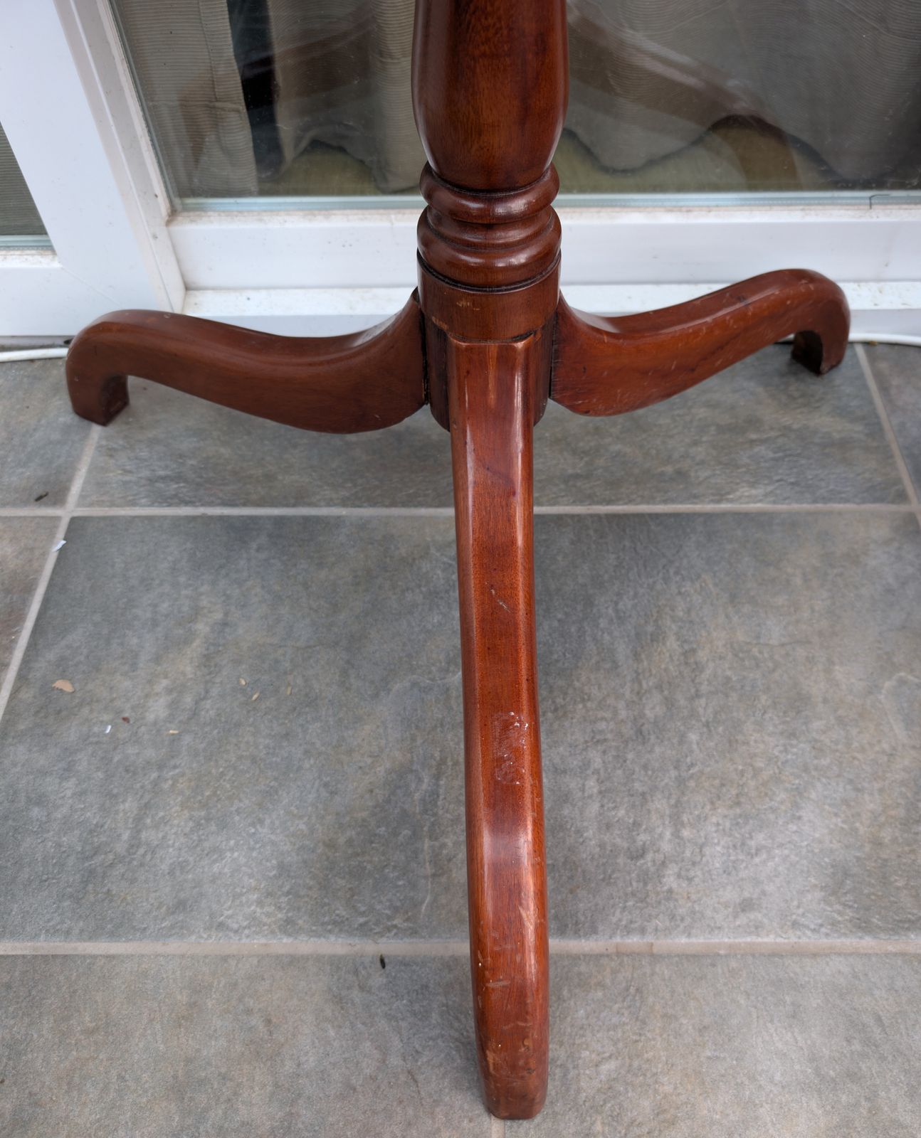 Furniture Mahogany Three Tier Revolving Dumb Waiter – Restoration Project photo
