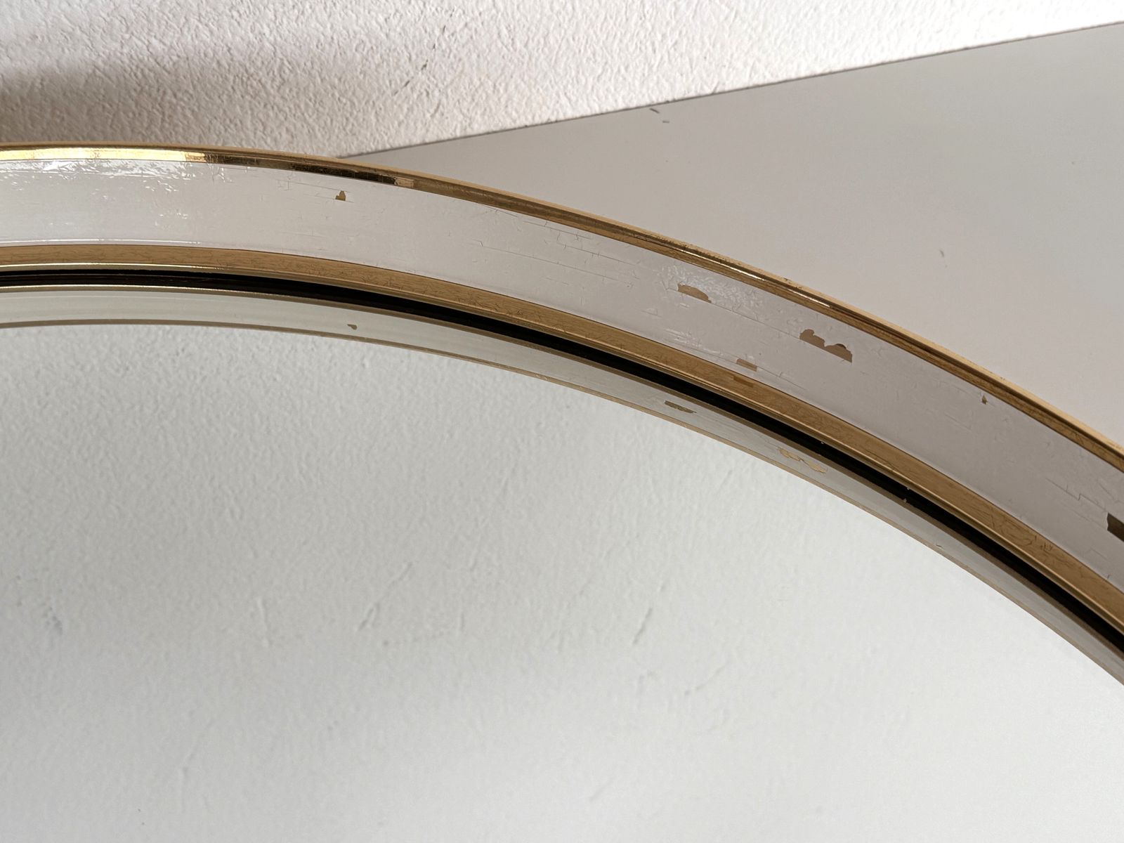 photo vinterior Midcentury Round Wall Mirror By Vereinigte Werkstätten München, 1970
