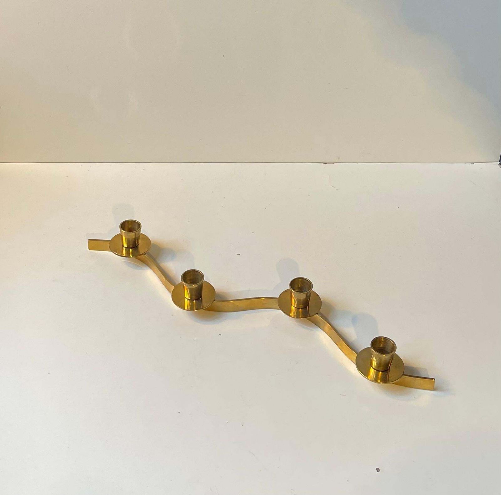 Scandinavian Organic Candelabra In The Style Of Josef Frank, 1960s photo Home Decor