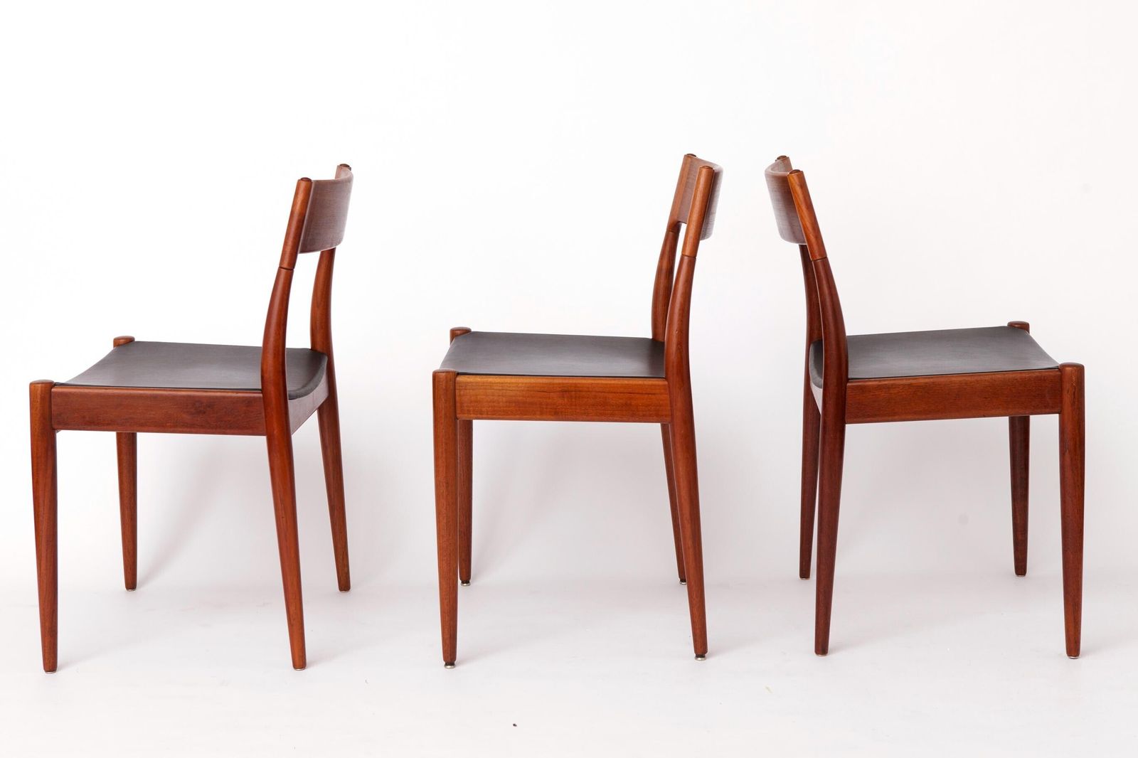 6 Of 8 Vintage Danish Dining Chairs, Arne Hovmand Olsen For Mogens Kold, Teak photo Furniture