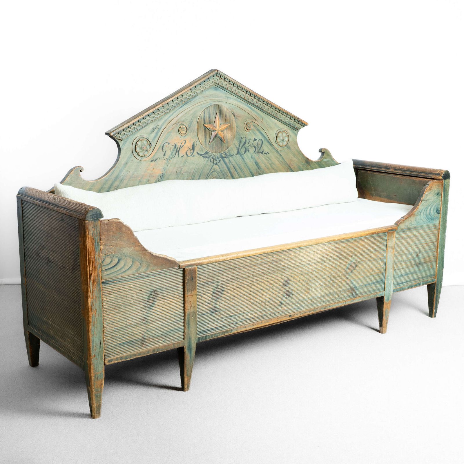 photo vinterior Large Early 19th Century Gustavian Day Bed / Bench