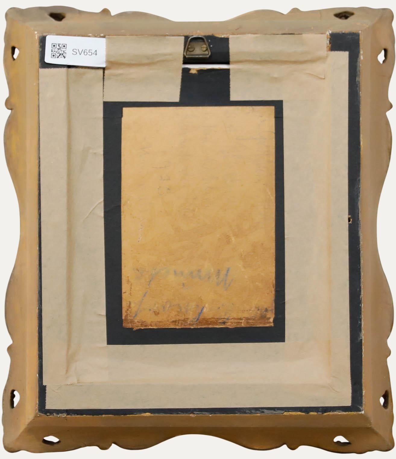 August Hermann Knoop (1856 1919) Framed Early 20th Century Oil, My Dear Friend photo for sale