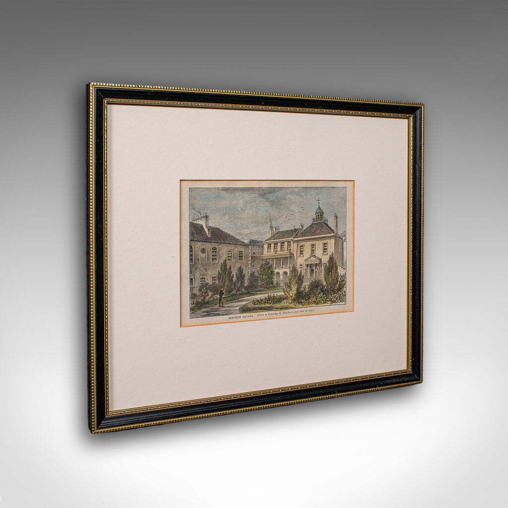 Antique Surgeon Square Picture, Edinburgh, Art, Medical Interest, Late Victorian