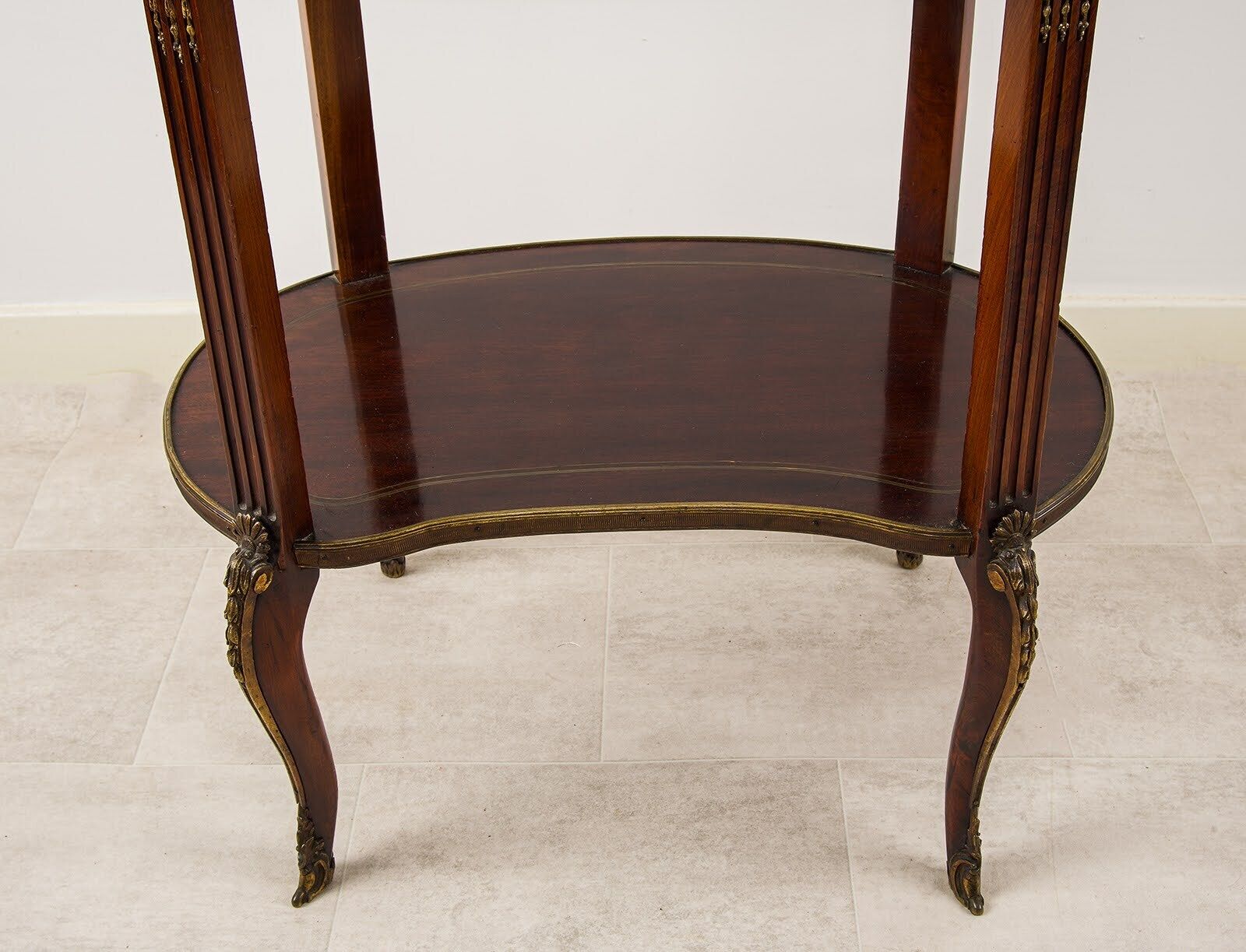 Belle époque French Mahogany Bijouterie Table With Glass Display Top, C.1900 photo furniture