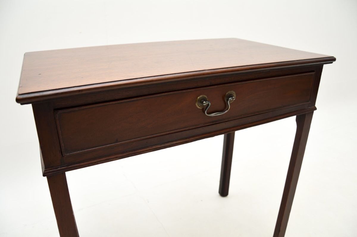 Antique Georgian Period Mahogany Console / Side Table photo Furniture