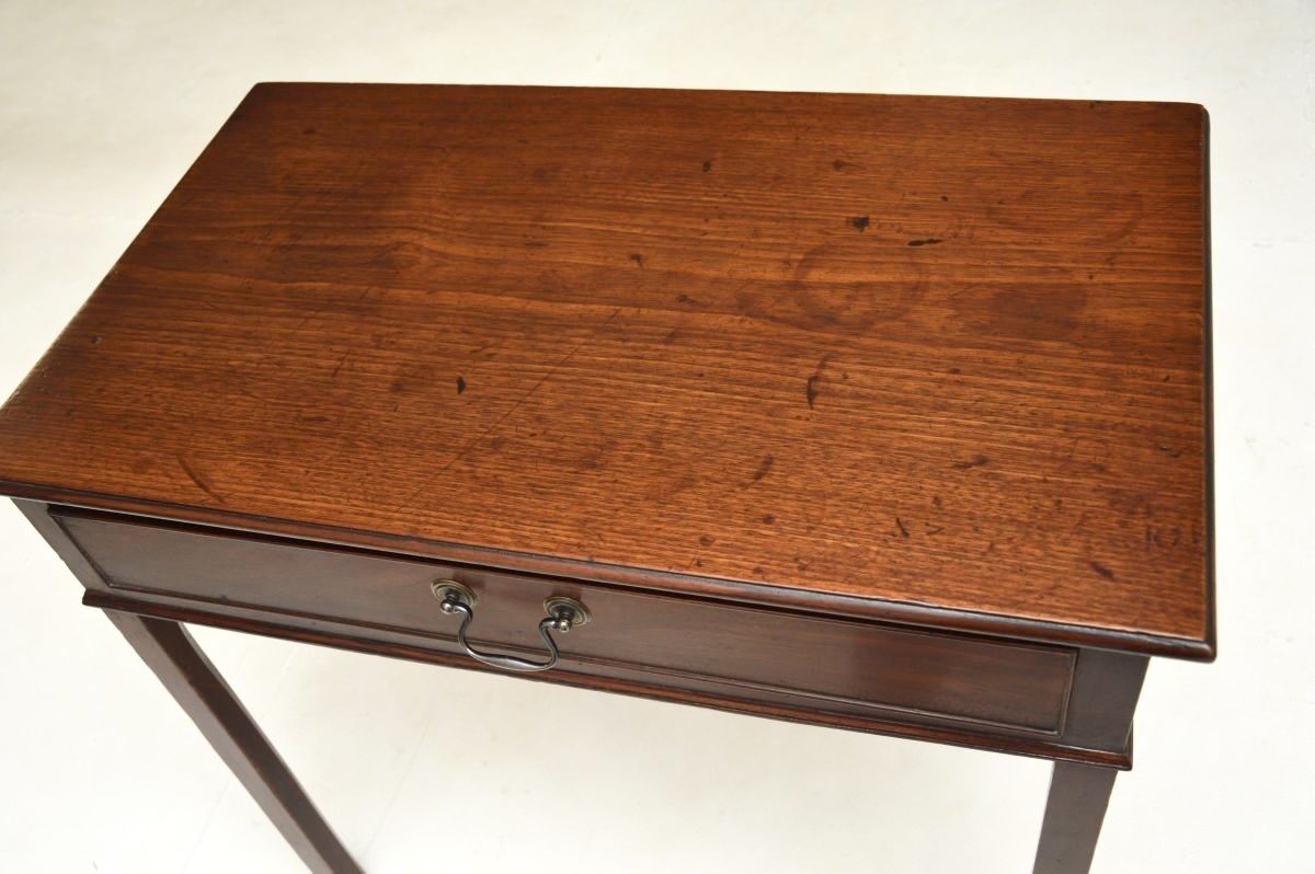 photo furniture Antique Georgian Period Mahogany Console / Side Table