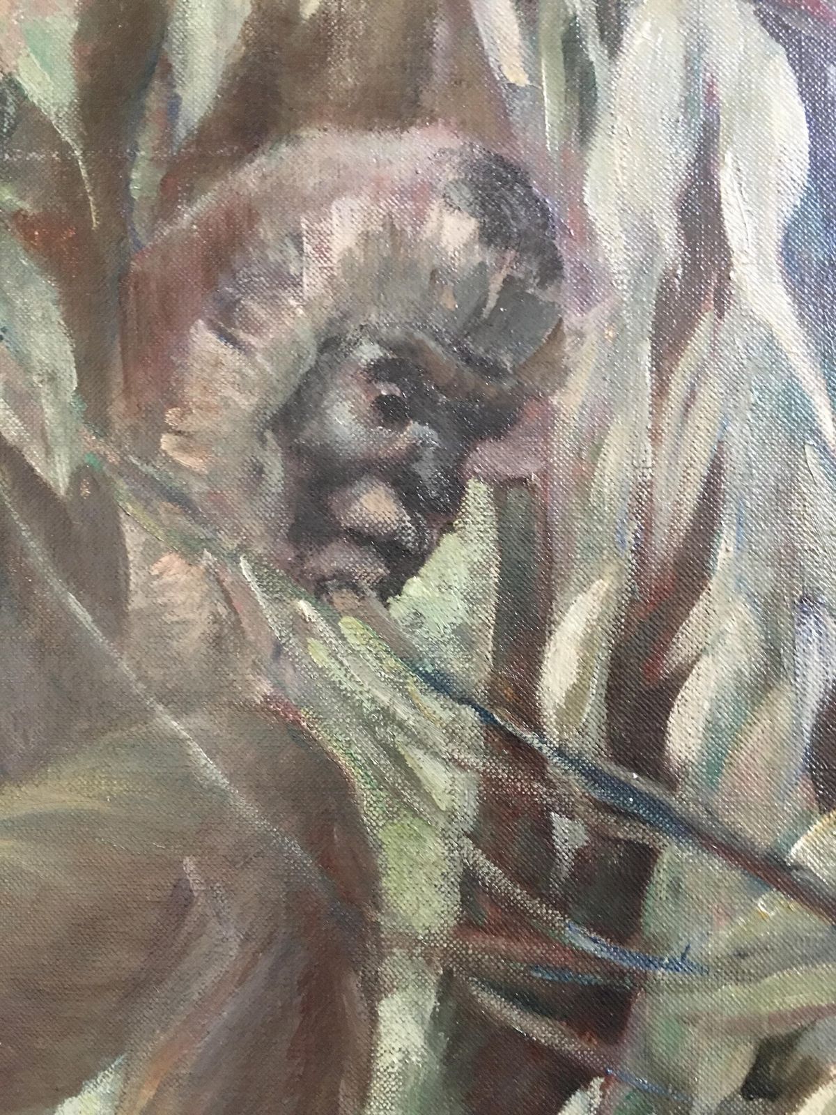 Alixe Jean Shearer Armstrong (1894 1983) Oil On Canvas 'The Jungle' Signed 1938 Modern British Slade School photo vinterior
