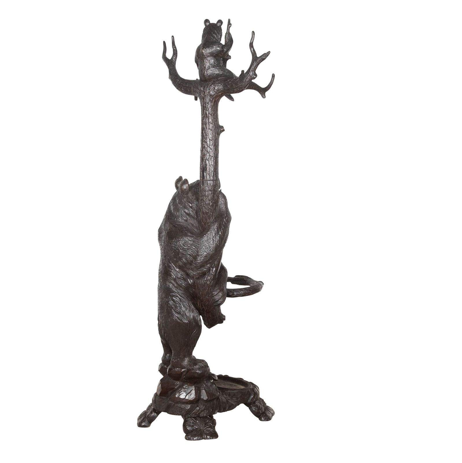 19th Century Carved Bear Hall Stand photo for sale
