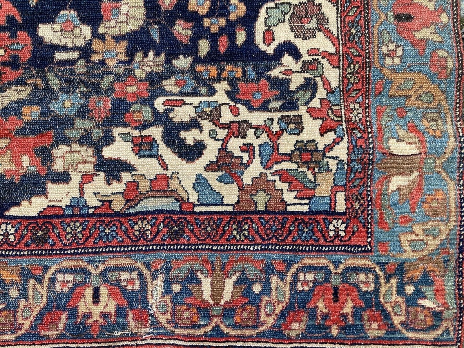 Antique Malayer Rug 1.78m X 1.19m photo Textiles