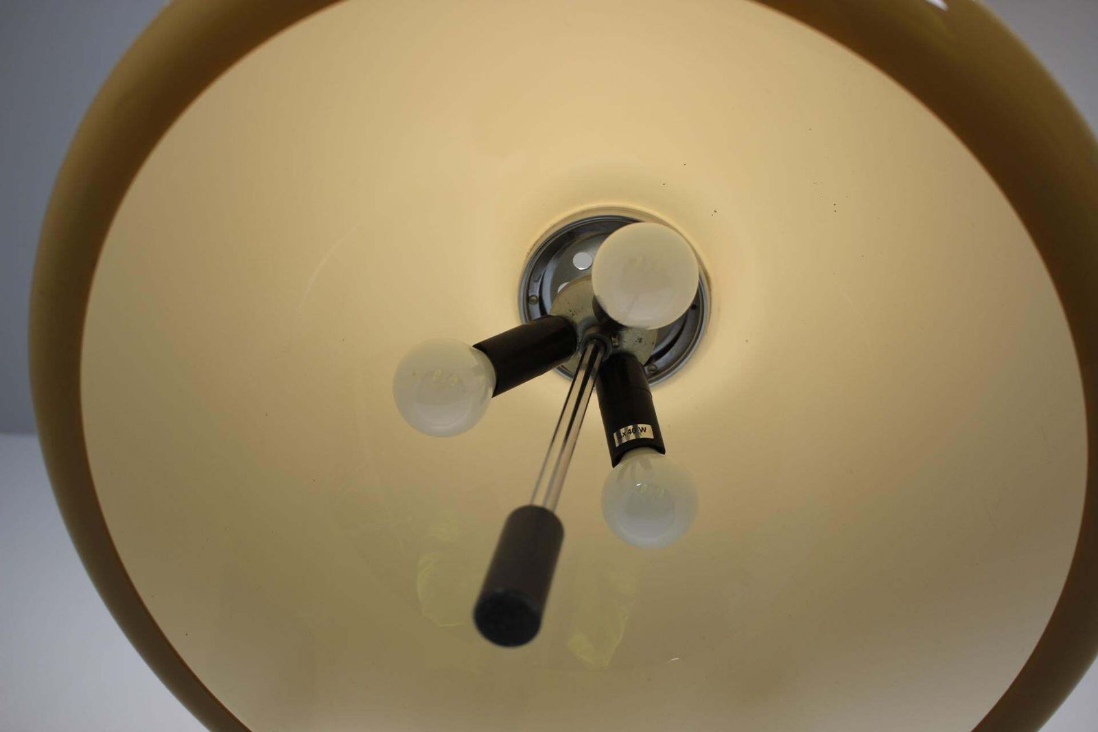 Mid Century Adjustable Plastic Pendant Lamp By Meblo, Italy, 1970s photo Lighting