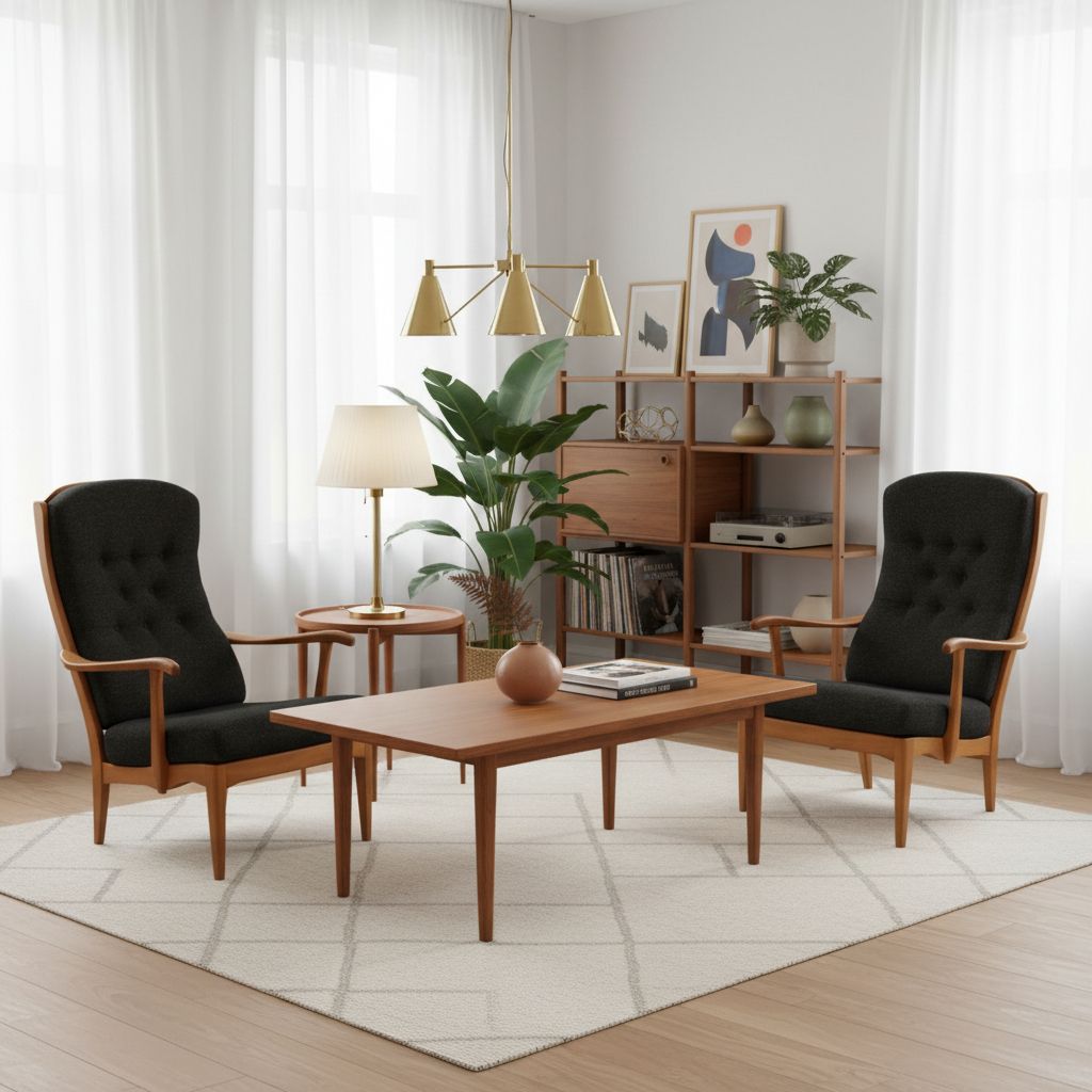 Carl Malmsten ‘Stora Fjäderbrickan’ Oak Lounge Armchairs . photo buy