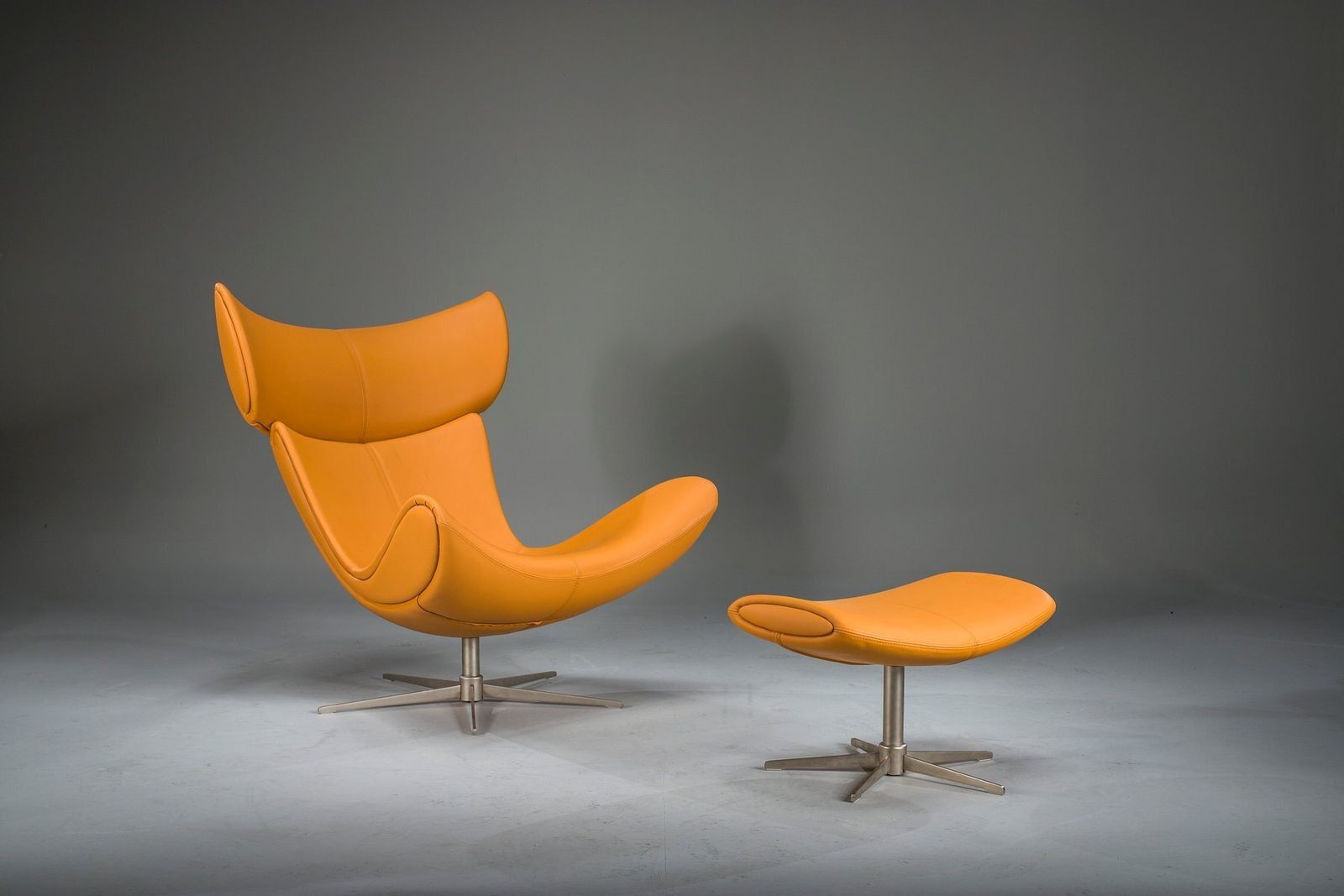 Set Of Imola Lounge Chair And Ottoman Attributed To Henrik Pedersen For Boconcept, 2000s