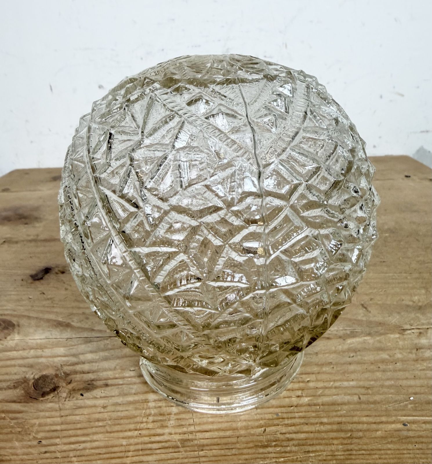 photo vinterior Vintage Cut Glass Chandelier From Kamenický šenov, 1960s
