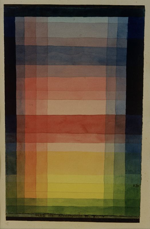 Paul Klee 'Architecture Of The Plane' Archival Pigment Print Framed In Black photo furniture
