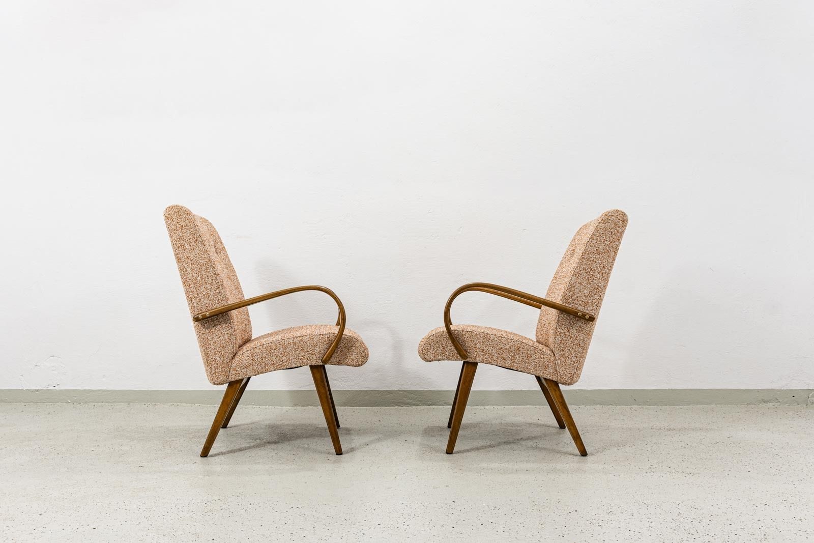 Pair Of Armchairs Type 53 By J. Smidek For Ton, Czechoslovakia, 1960's photo 1450.0