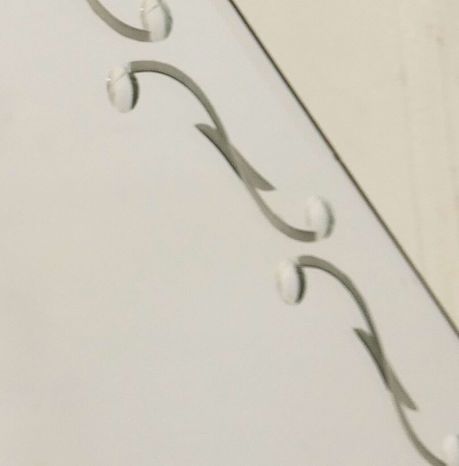 A Large French Art Deco Etched Wall Mirror This Is A Very Unusual Piece It Has A Central photo Home Decor