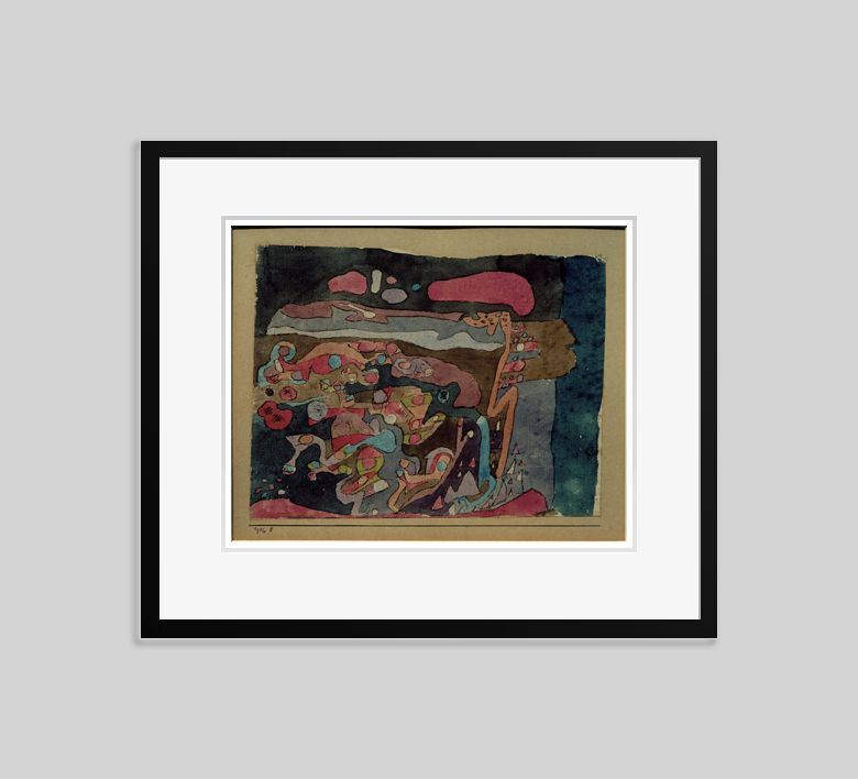Paul Klee 'Eye Composition' Archival Pigment Print Framed In Black