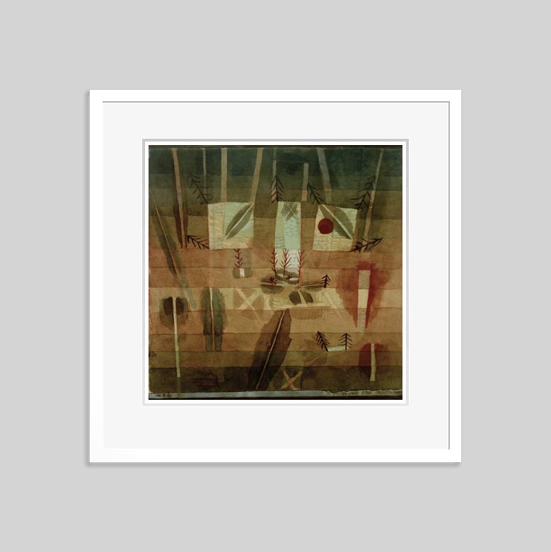 Paul Klee 'Physiognomy Of A Field' Archival Pigment Print Framed In White