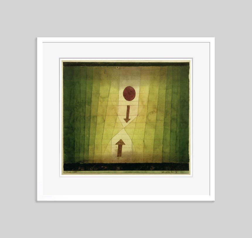 Paul Klee 'Before The Lightning' Archival Pigment Print Framed In White