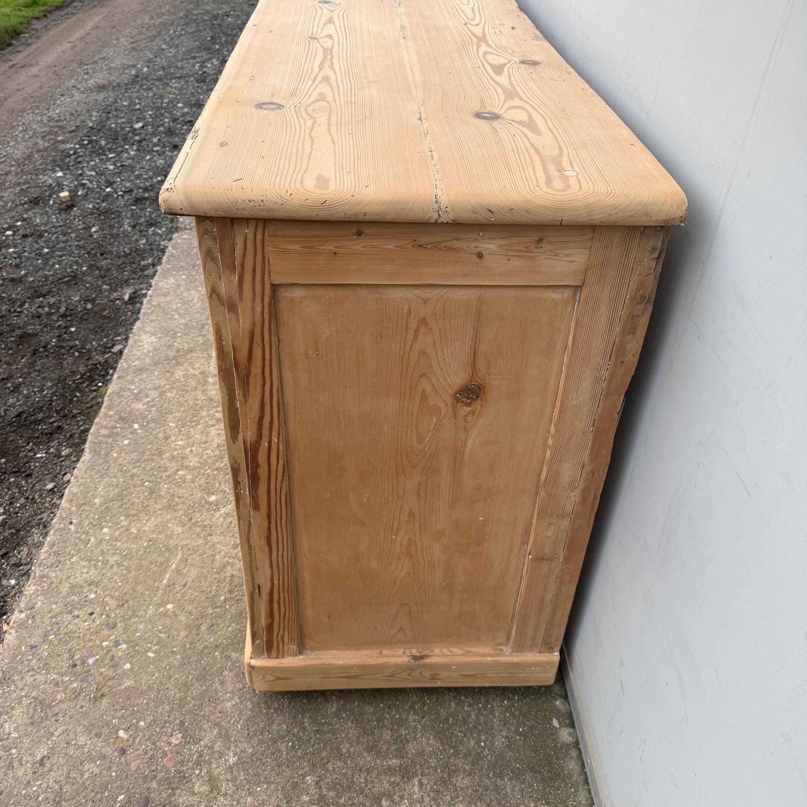 Dresser Base Cupboard, Drawers, Storage, Victorian Pine photo vinterior