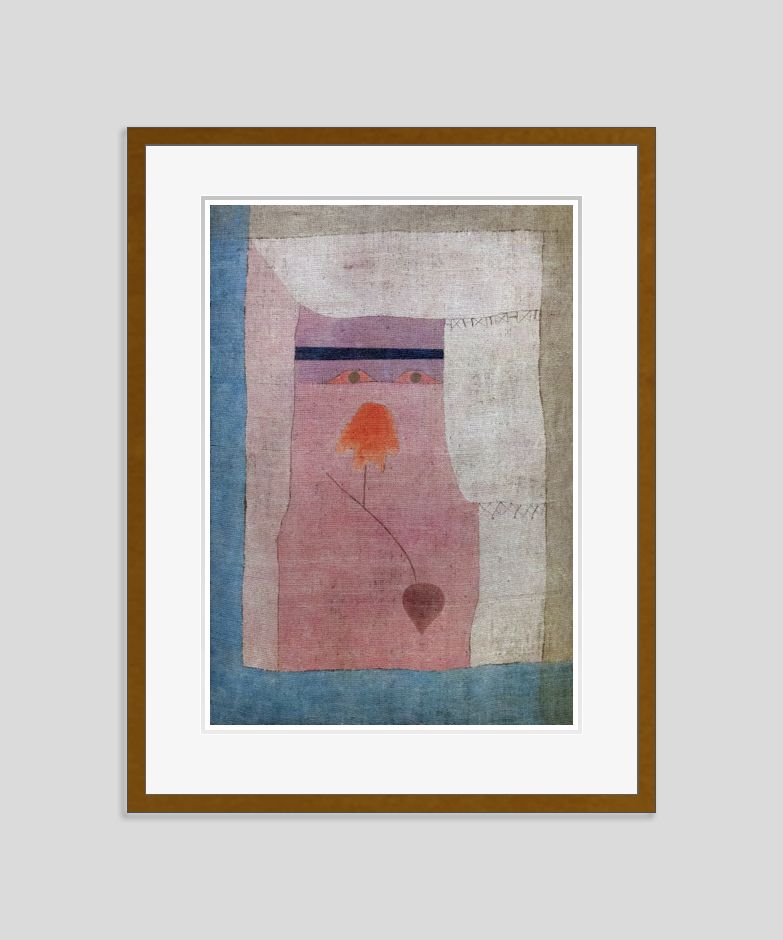 Paul Klee 'Arab Song' Archival Pigment Print Framed In Brown