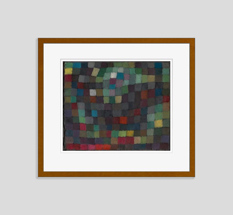 Paul Klee 'May Picture' Archival Pigment Print Framed In Brown